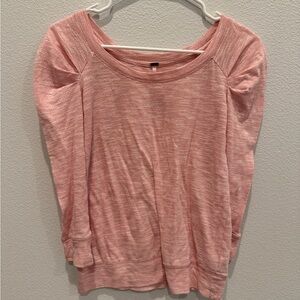 Free People Women's Pink Top